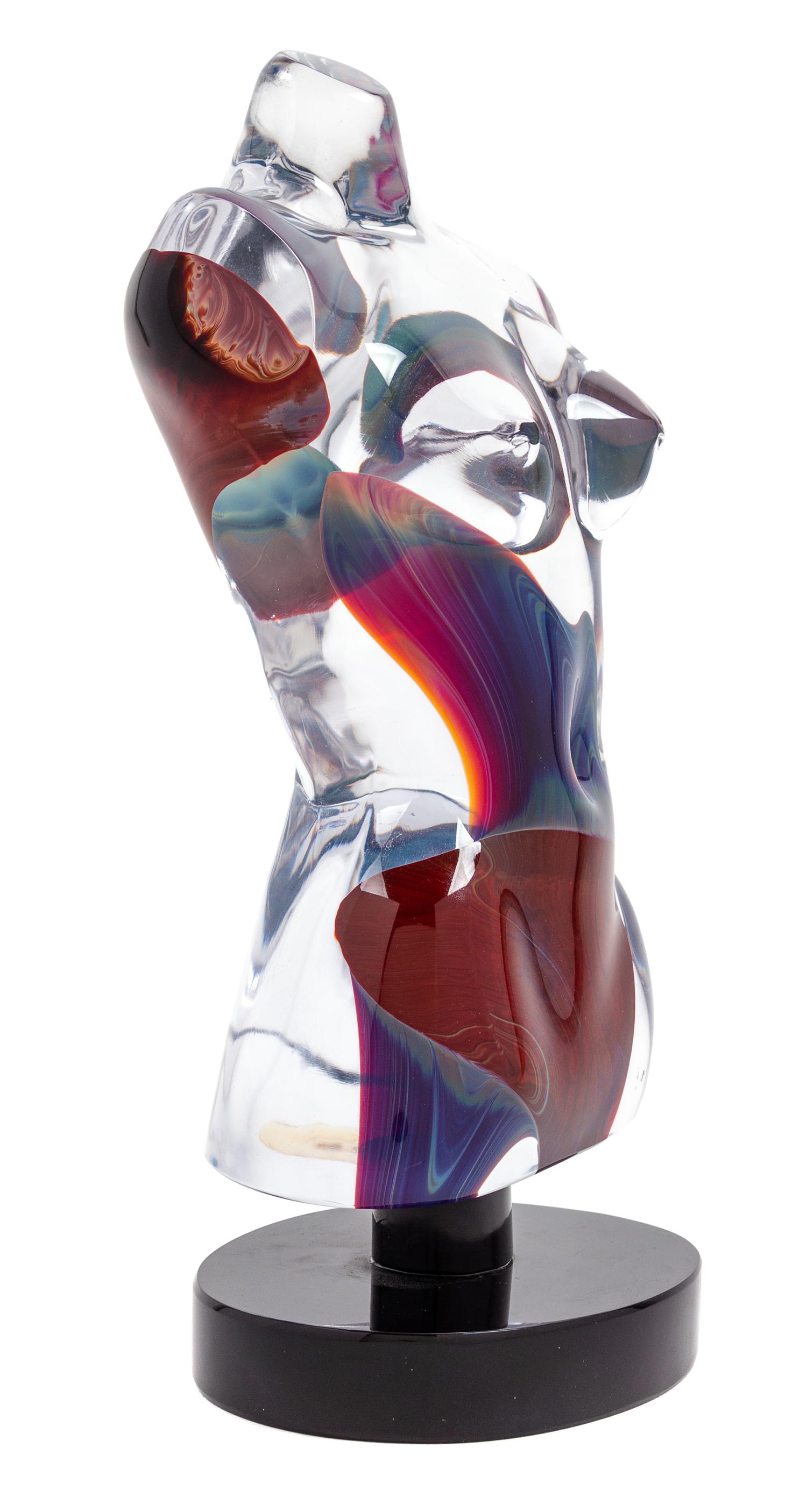 Dino Rosin, (Italian, b. 1948), Female Figural Form on Base