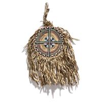 Apache Beaded Hide Bag