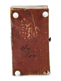 A Regency Tortoiseshell Tea Caddy, Card Case, and Small Box