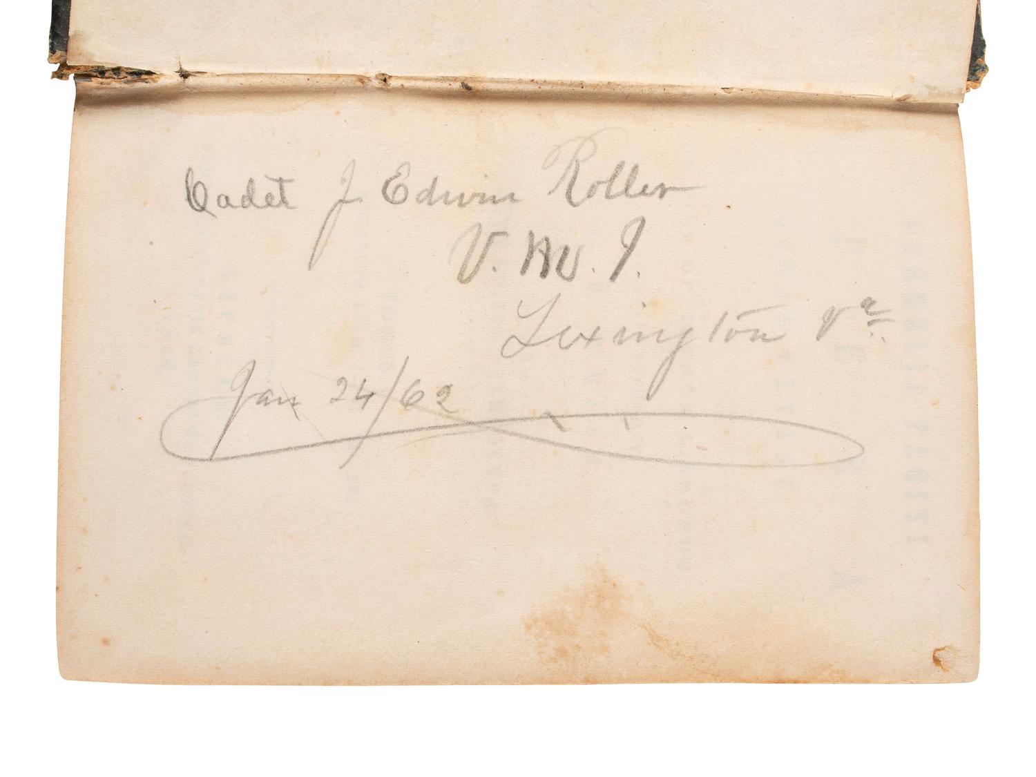 [CIVIL WAR]. TACITUS, Publius Cornelius (ca 56-ca 120). Opera. Leipzig: Karl Tauchnitz, 1846. Copy owned by 3 VMI Cadets who served in Virginia regiments, SIGNED by Col. PRESTON and Dr. MADISON.