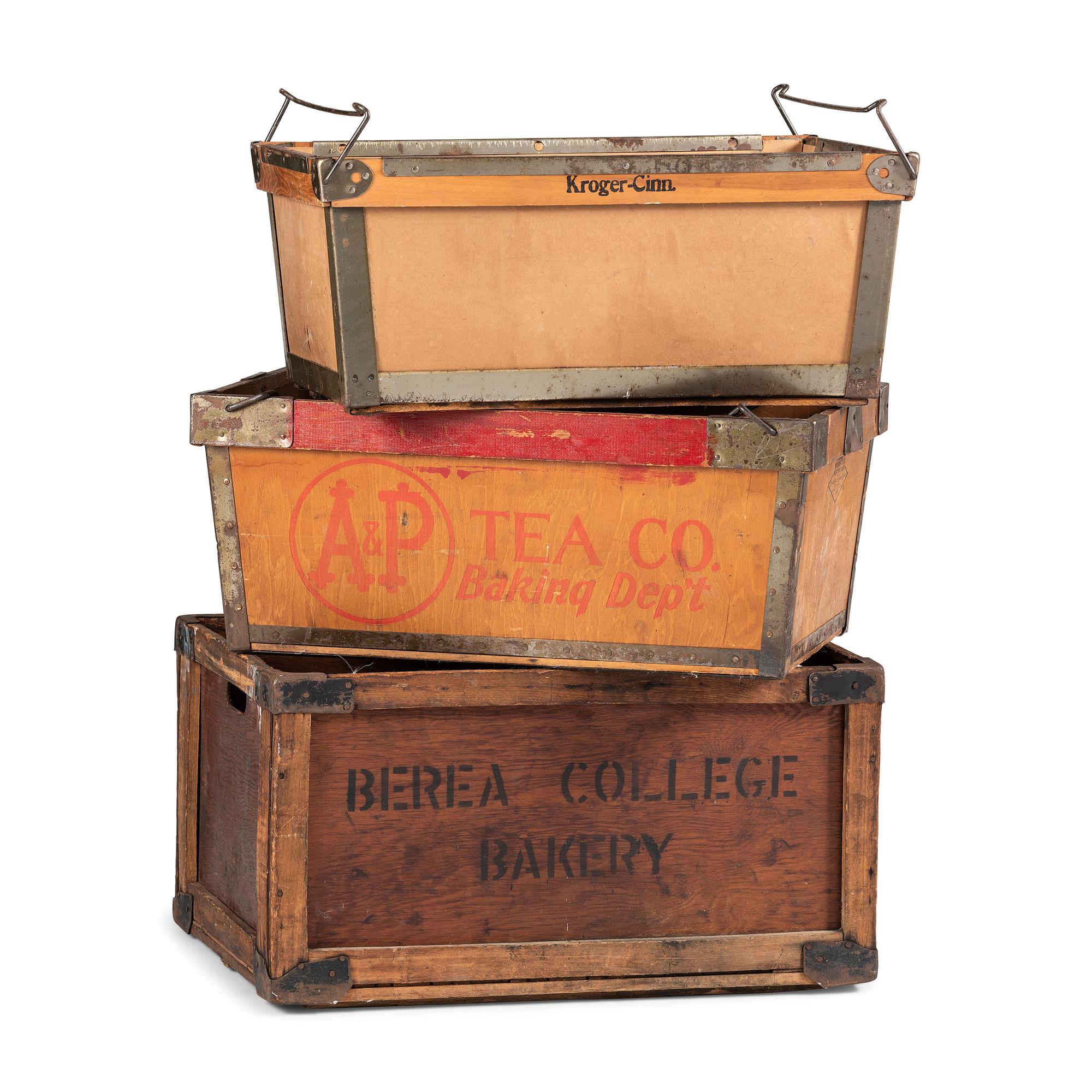 Three Advertising Bins