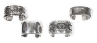 Five Pairs of Southwestern Silver Earrings