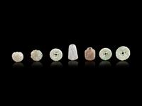 Seven Chinese Jade and Jadeite Pendants