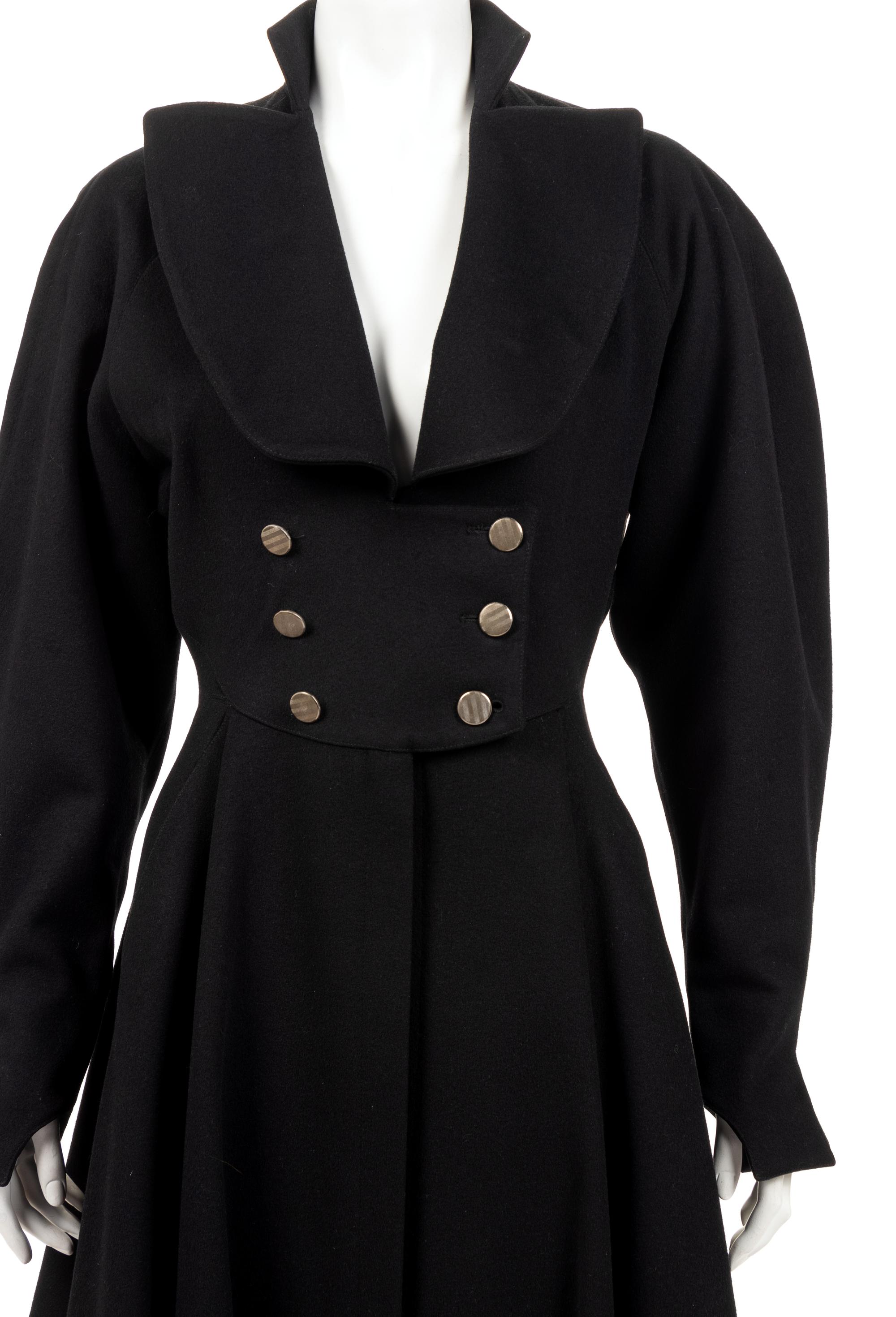 Alaïa Wool Coat, 1980-90s
