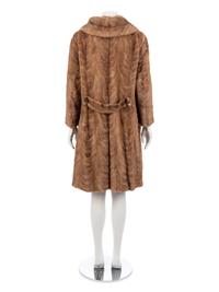 Butterscotch Mink Trench Coat, 1980-2000s