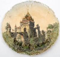 A German Polychrome Ceramic Charger Diameter 15 inches. — VILLEROY & BOCH