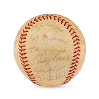 A 1969 Los Angeles Dodgers Team Signed Autograph Baseball