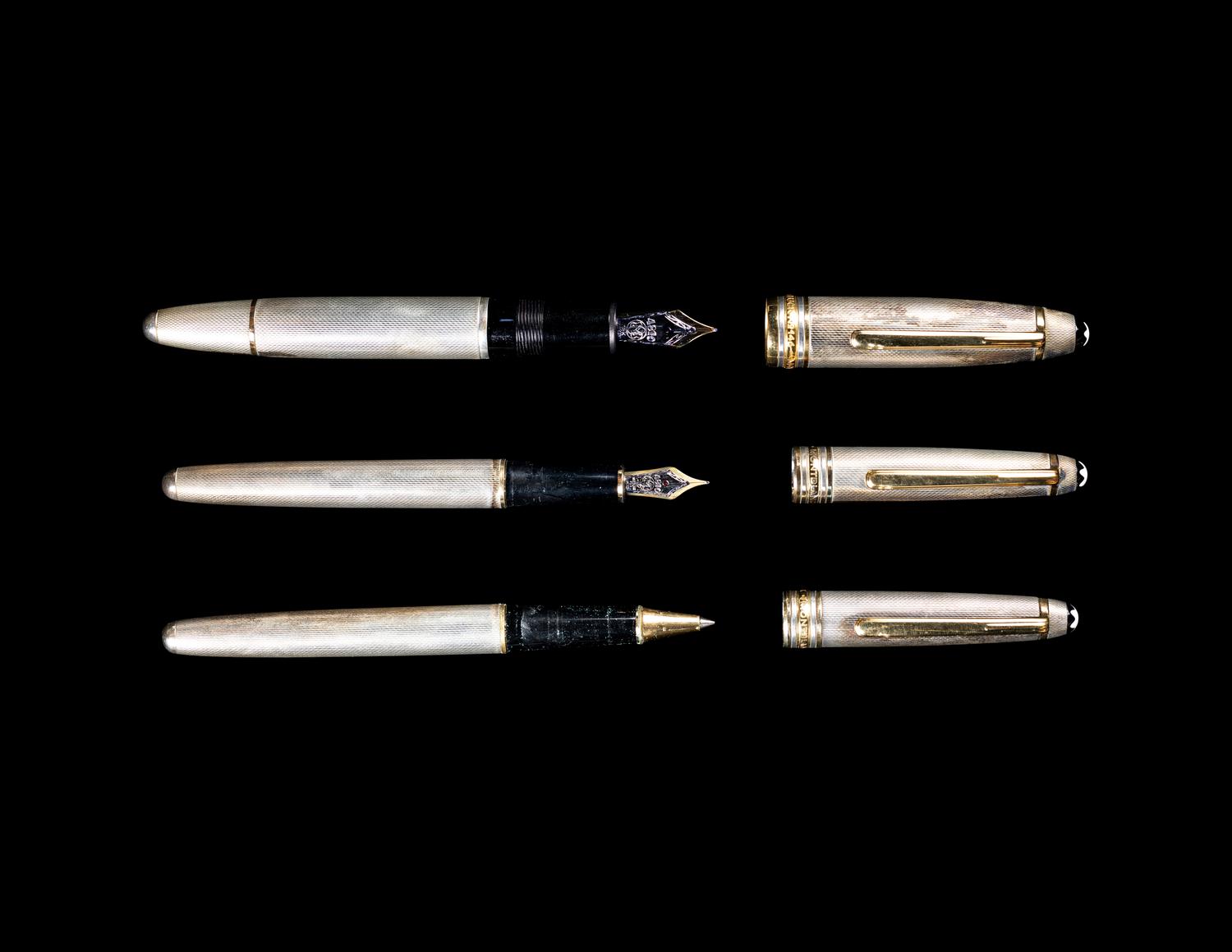 A Group of Five Montblanc Writing Instruments