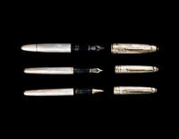 A Group of Five Montblanc Writing Instruments