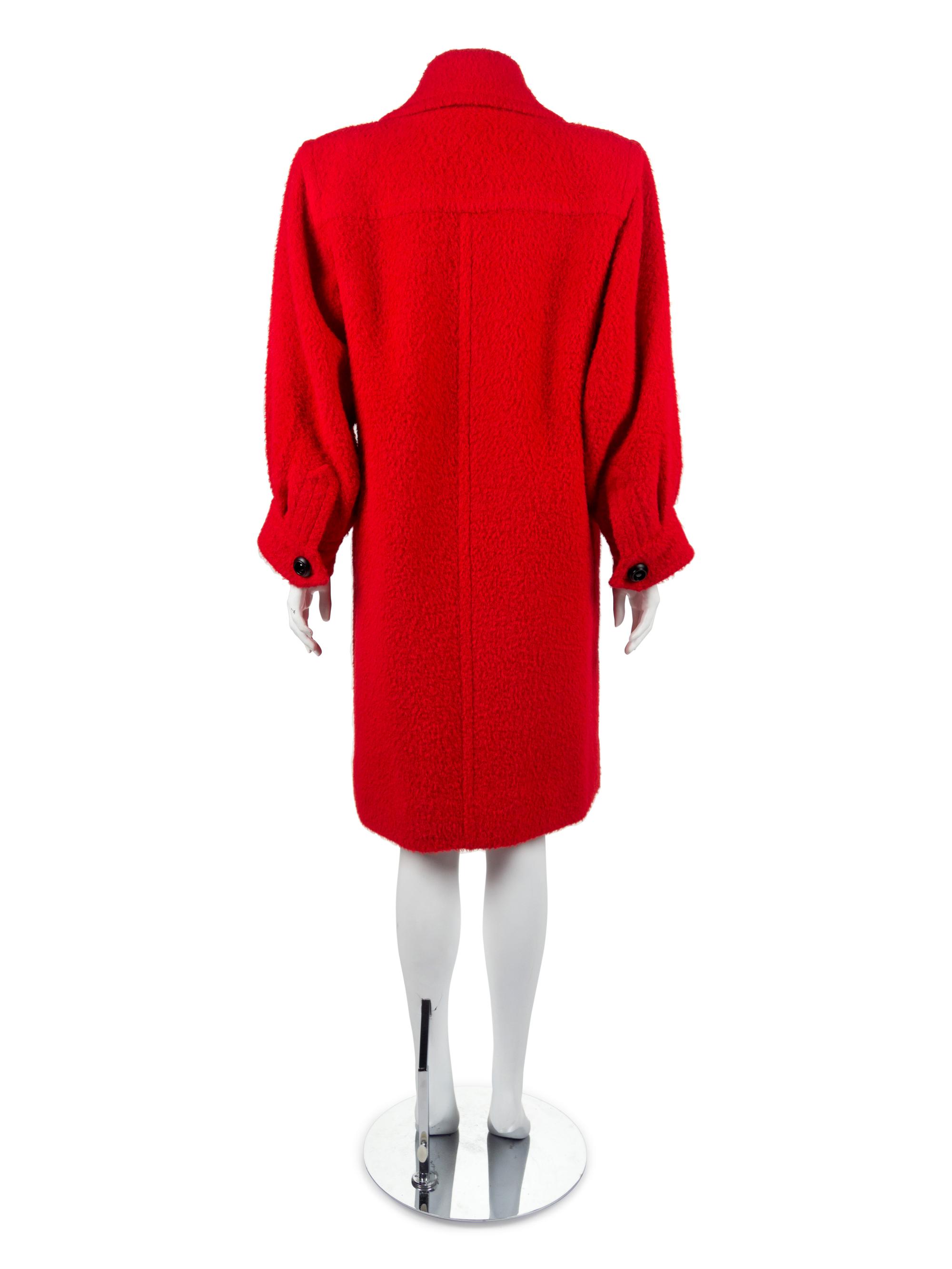 One Givenchy Coat and Two Bill Blass Coats, 1980s — Sold to benefit the Art Acquisition Fund at the Indianapolis Museum of Art at Newfield.