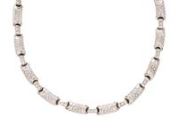BULGARI, DIAMOND AND WHITE GOLD NECKLACE