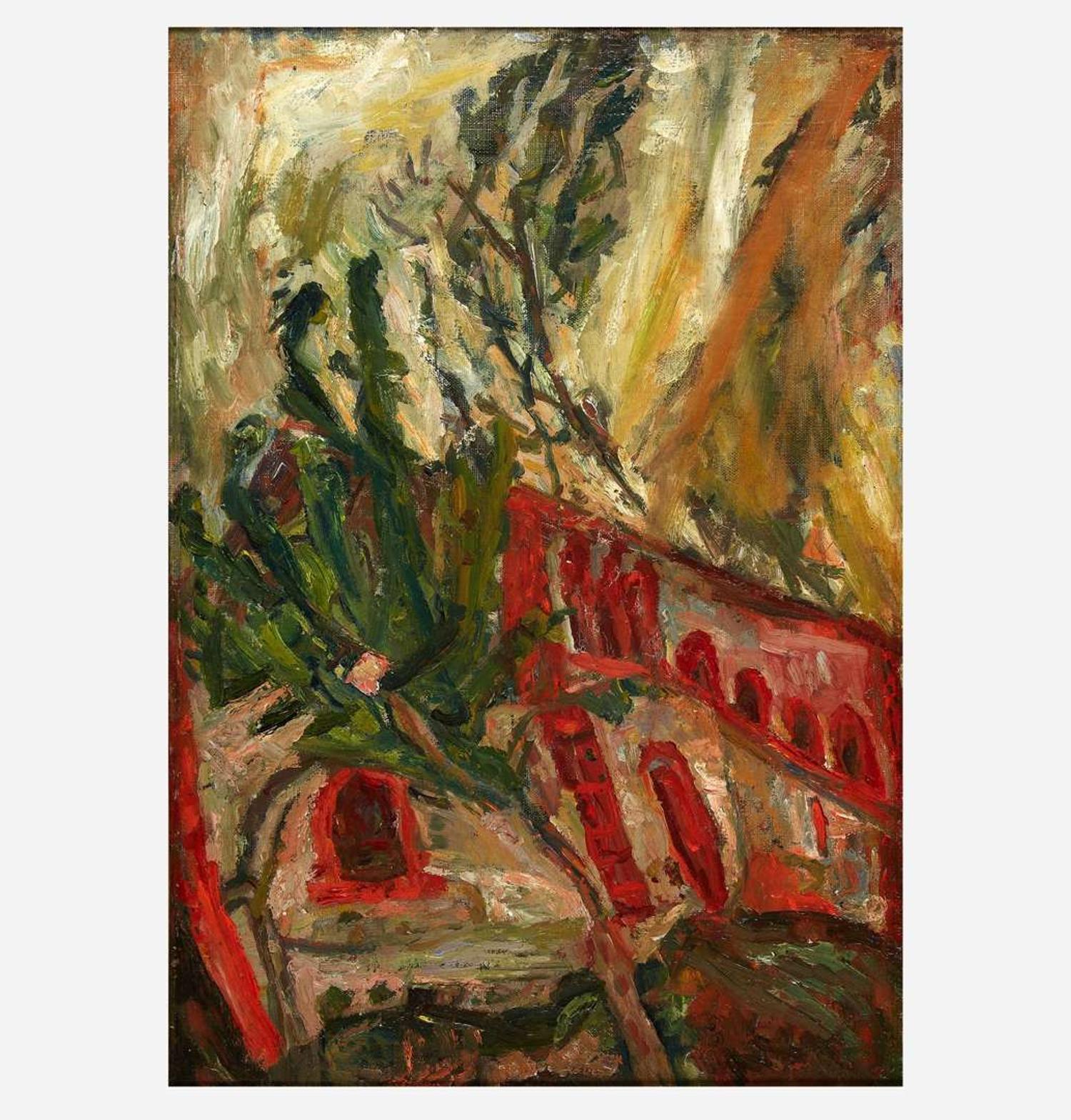 Chaïm Soutine (French/Russian, 1893-1943) Le Viaduc Rouge Près de Vence