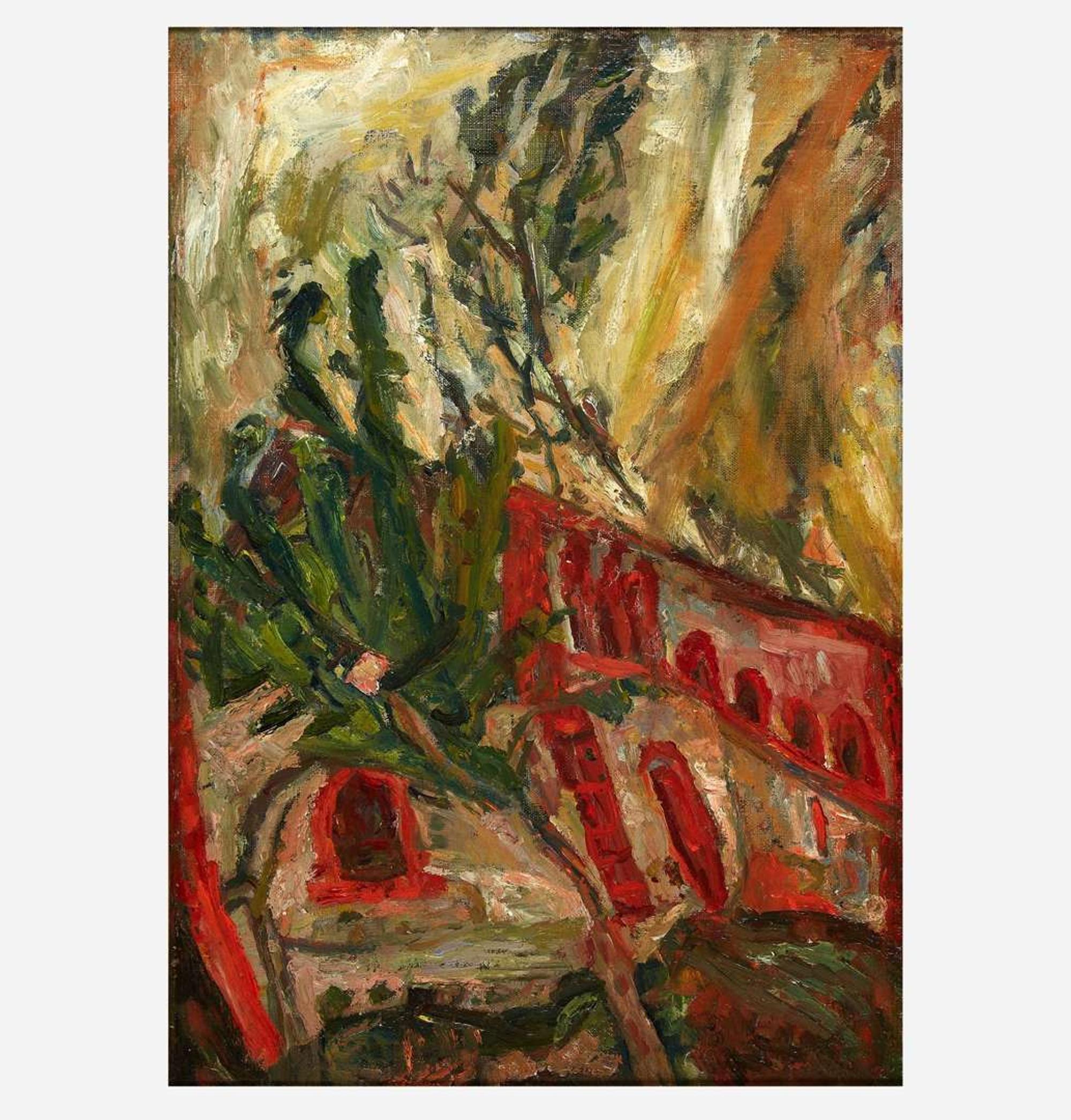 Chaïm Soutine (French/Russian, 1893-1943) Le Viaduc Rouge Près de Vence