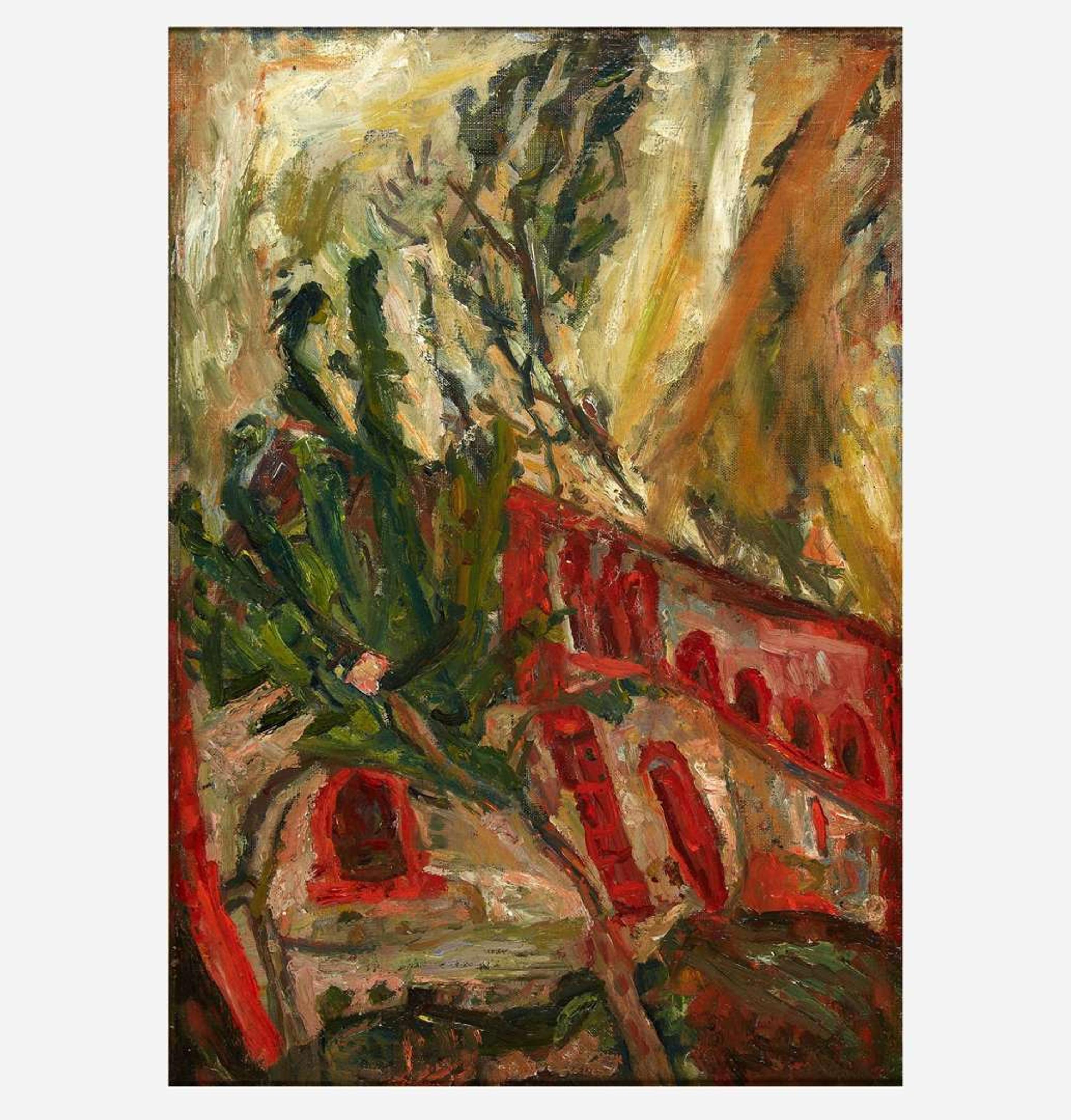 Chaïm Soutine (French/Russian, 1893-1943) Le Viaduc Rouge Près de Vence
