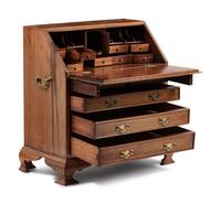 A Chippendale Style Diminutive Slant-Front Bureau