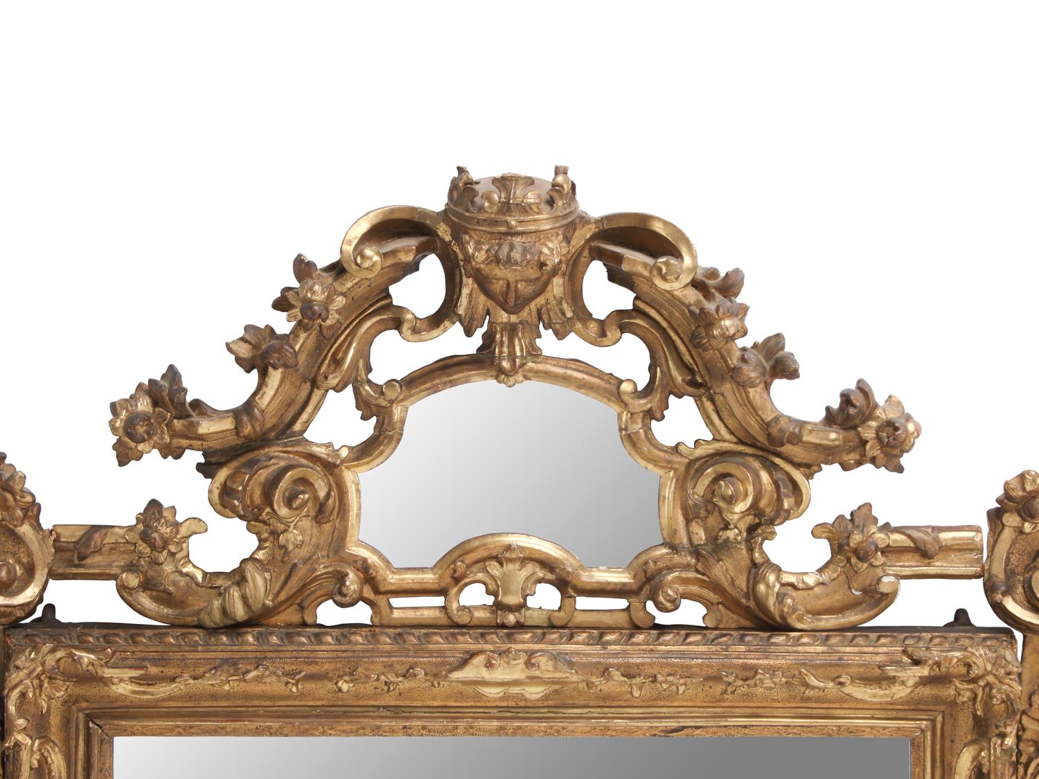 A Régence Style Giltwood Mirror
