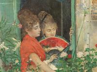 Ladies on a Balcony