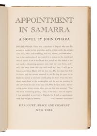O’Hara, John (1905-1970). Appointment in Samarra . New York: Harcourt, Brace, 1934.