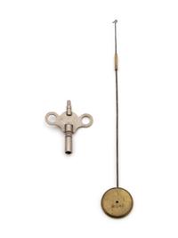 A French Bronze and Sienna Marble Figural Mantel Clock