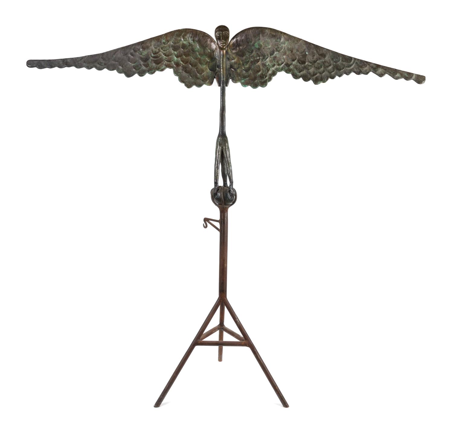 David Kotker, (American, 1961-2005), Winged Statue of David