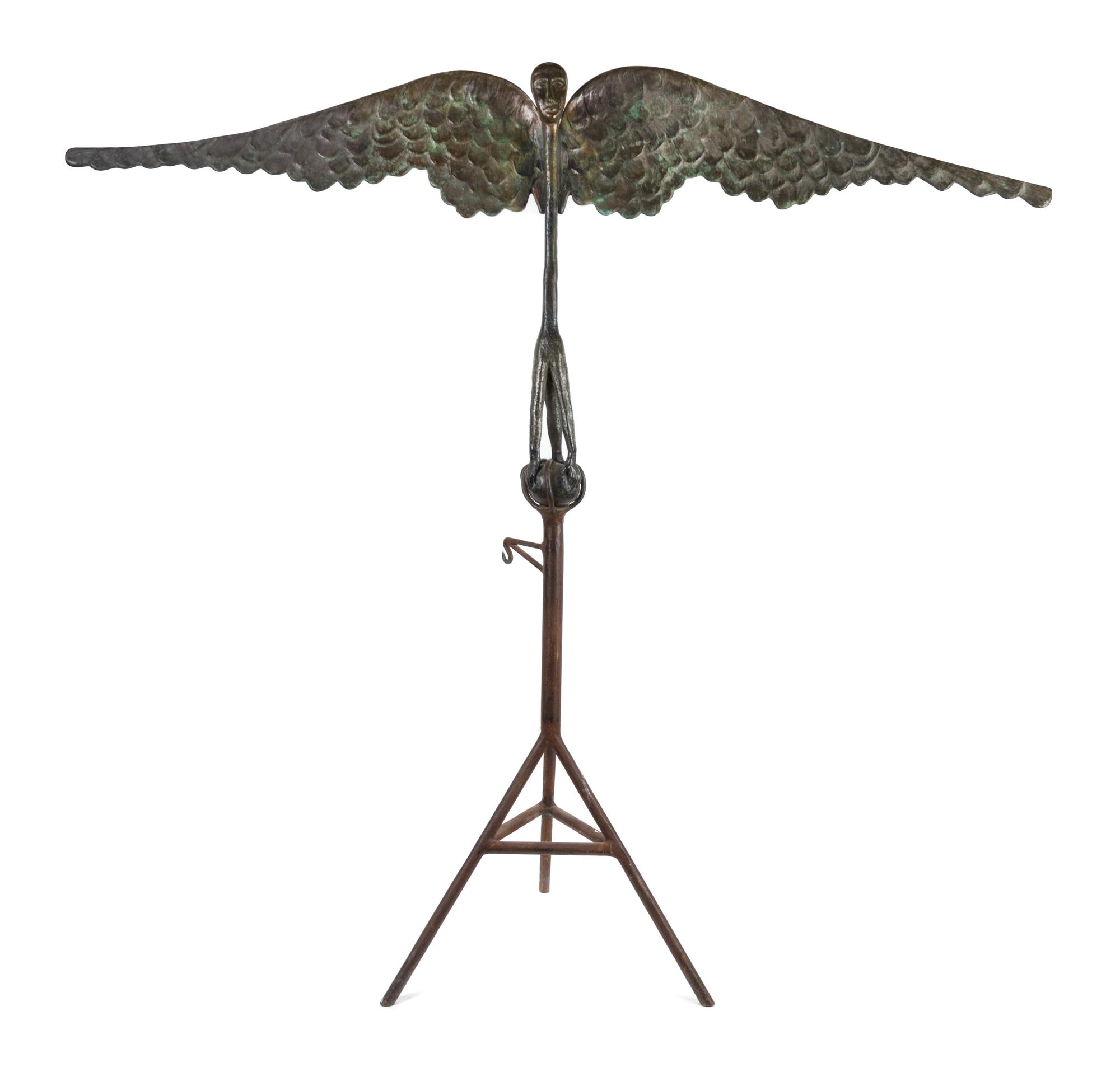 David Kotker, (American, 1961-2005), Winged Statue of David