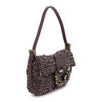 Fendi, Mini Baguette in Bead-Embellished Satin