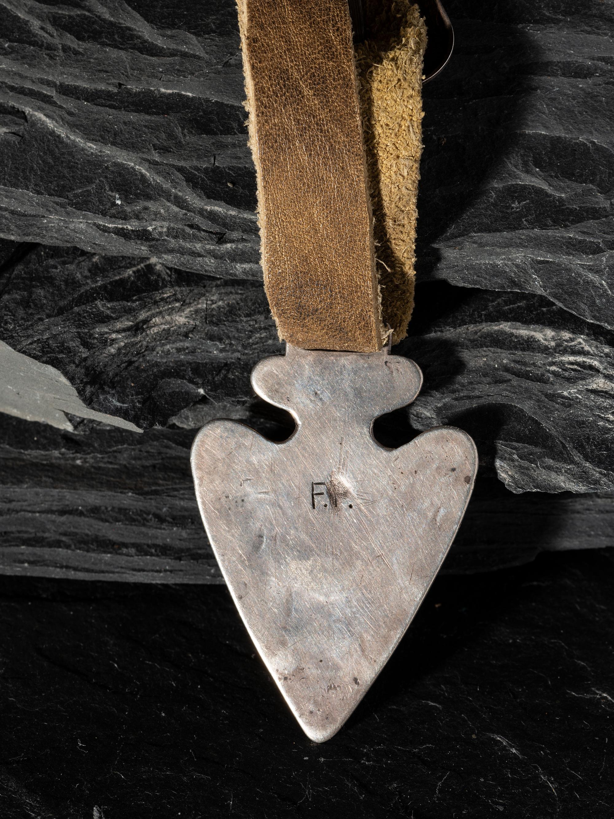 Silver and Turquoise Watch Fob