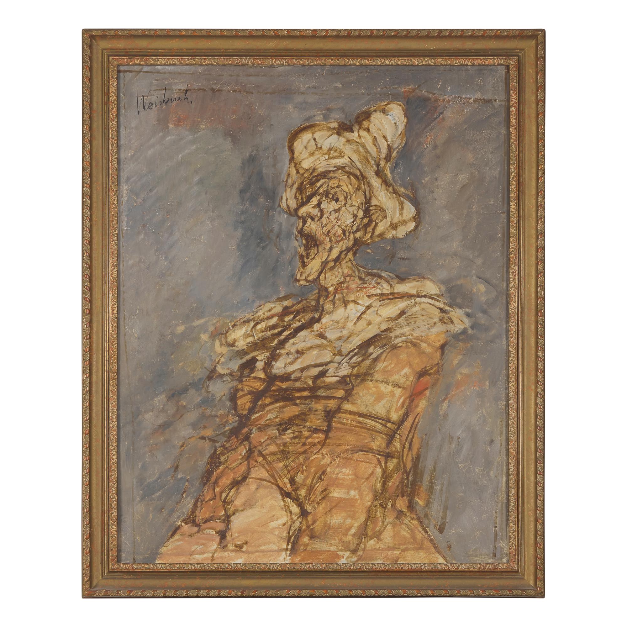 Claude Weisbuch (French, 1927-2014) — Paillasse en Colère