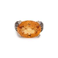 LE VIAN, CITRINE, DIAMOND AND COLORED DIAMOND RING