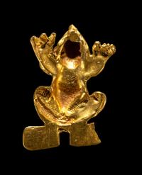 A Veraguas Gold Frog Pendant
