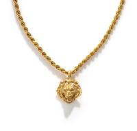 YELLOW GOLD LION NECKLACE