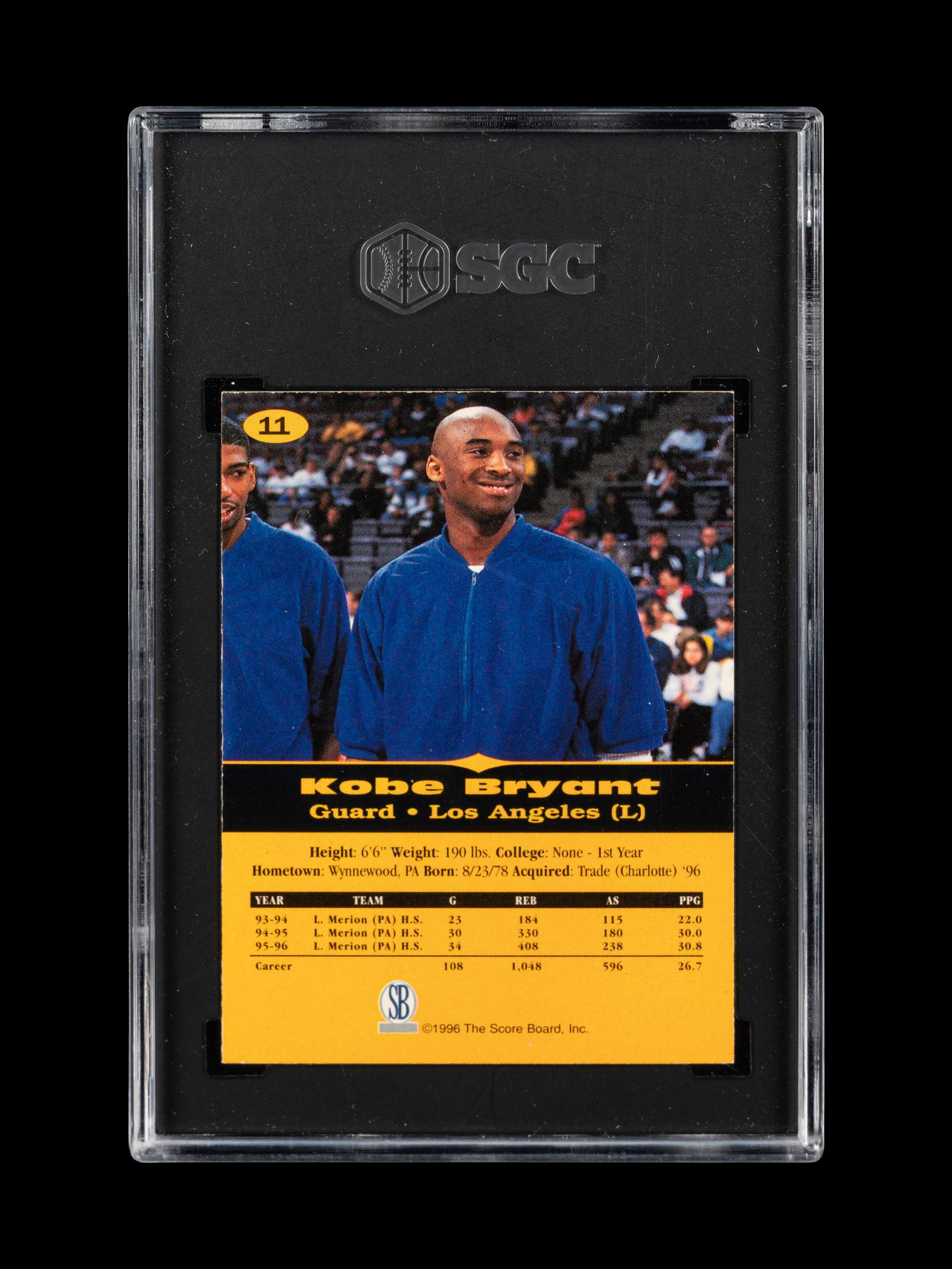 A Group of 1996-97 Score Board Kobe Bryant Rookie Basketball Cards,