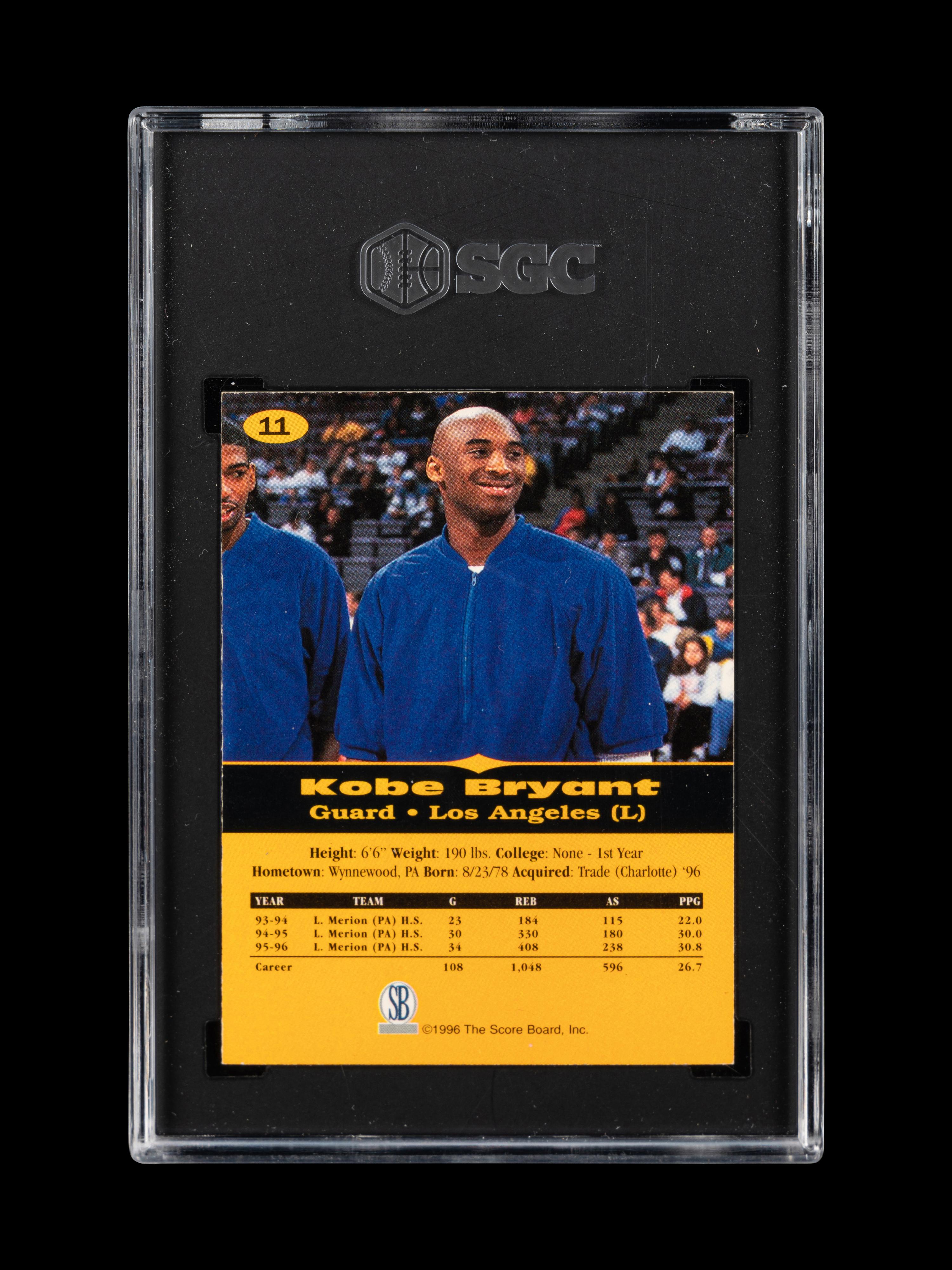 A Group of 1996-97 Score Board Kobe Bryant Rookie Basketball Cards,