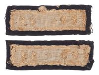 [CIVIL WAR]. Captain of staff shoulder straps.