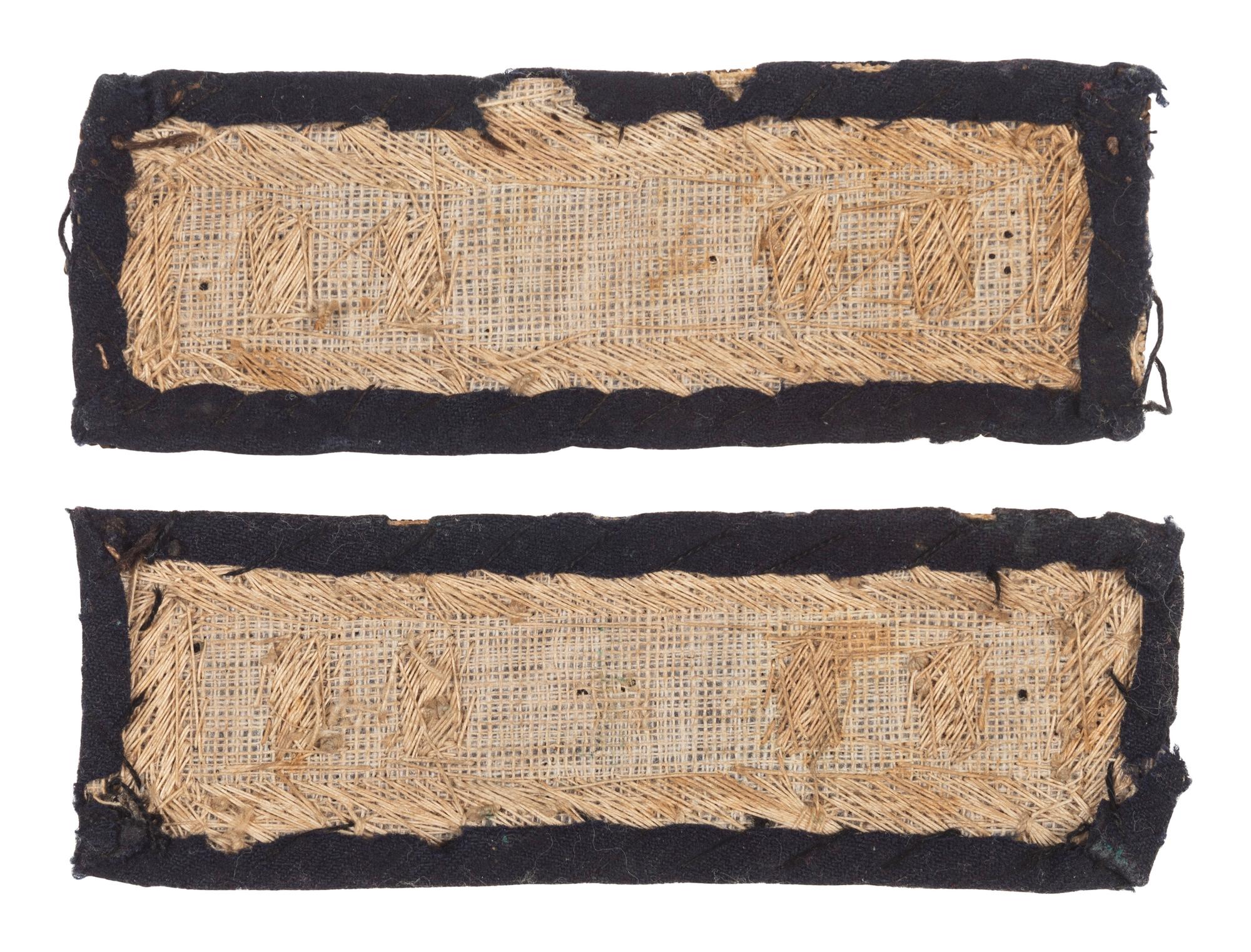 [CIVIL WAR]. Captain of staff shoulder straps.