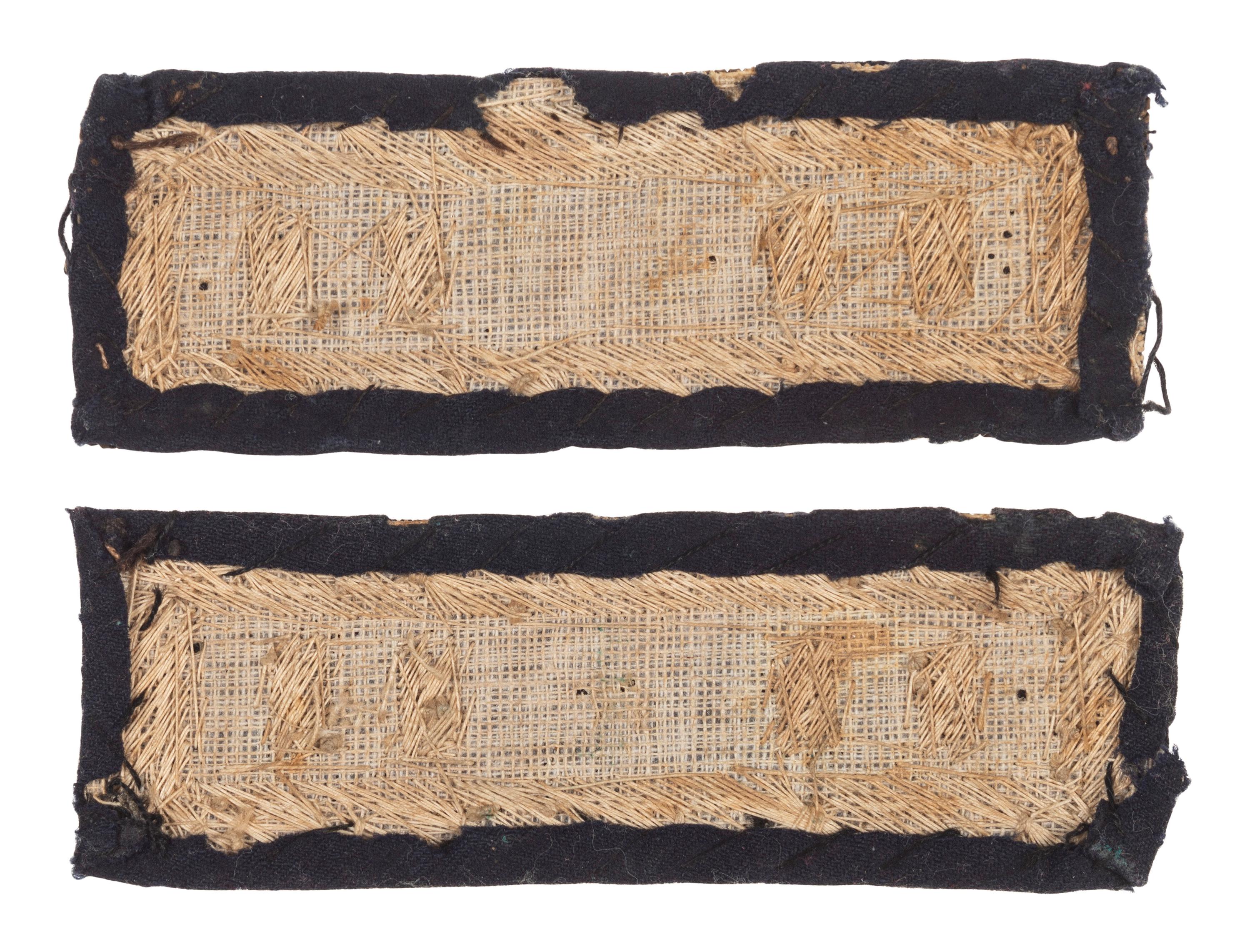 [CIVIL WAR]. Captain of staff shoulder straps.