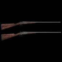 **A Pair of Consecutively Numbered James Purdey & Sons 20 Bore SxS Hammerless Shotguns Made for the Spanish Marquis de Villabragima, in Original Motor Case with Accessories