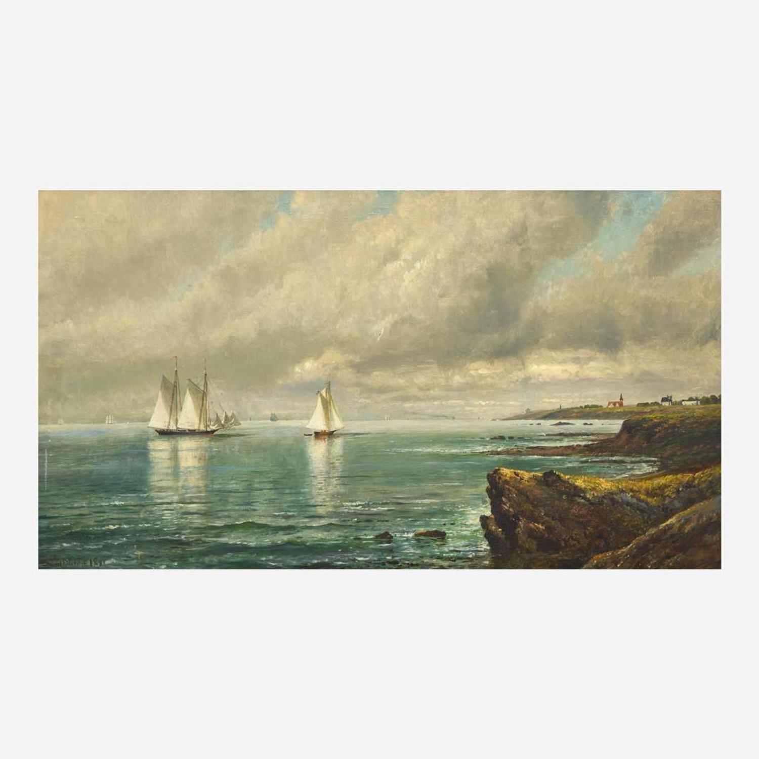 Edmund Darch Lewis (American, 1835–1910) Seascape