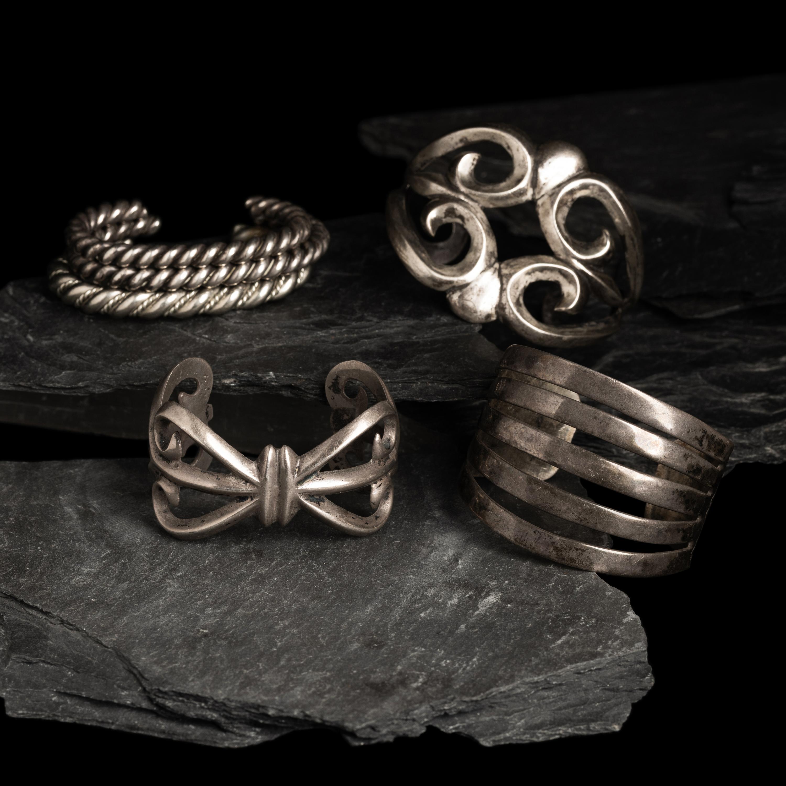 Navajo Silver Cuff Bracelets