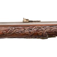 Contemporary Flintlock Jaeger Rifle in the Style of Johann Gratzl