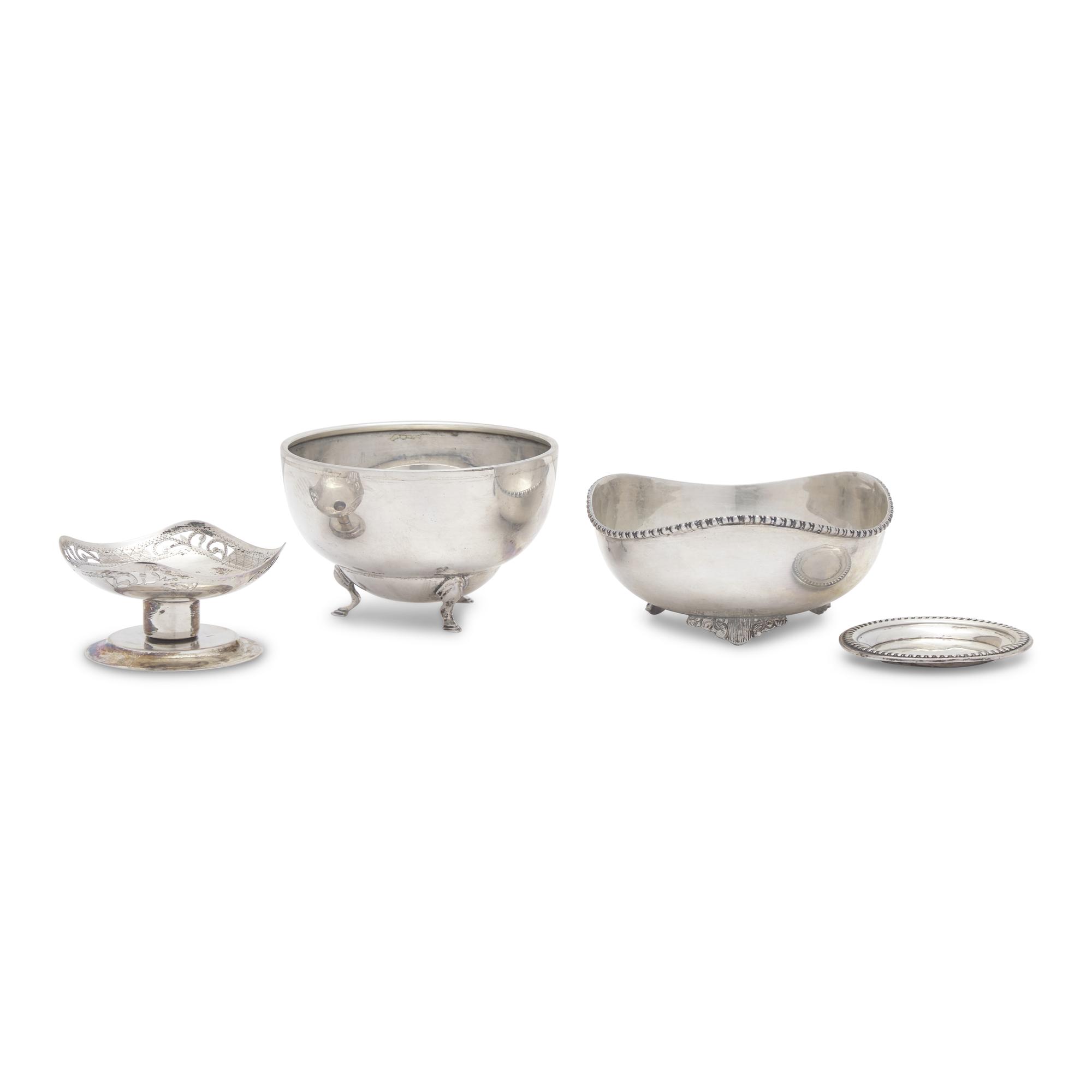 A Group of Twelve Silver Table Articles