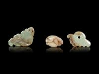 Nine Chinese Carved Jade Articles