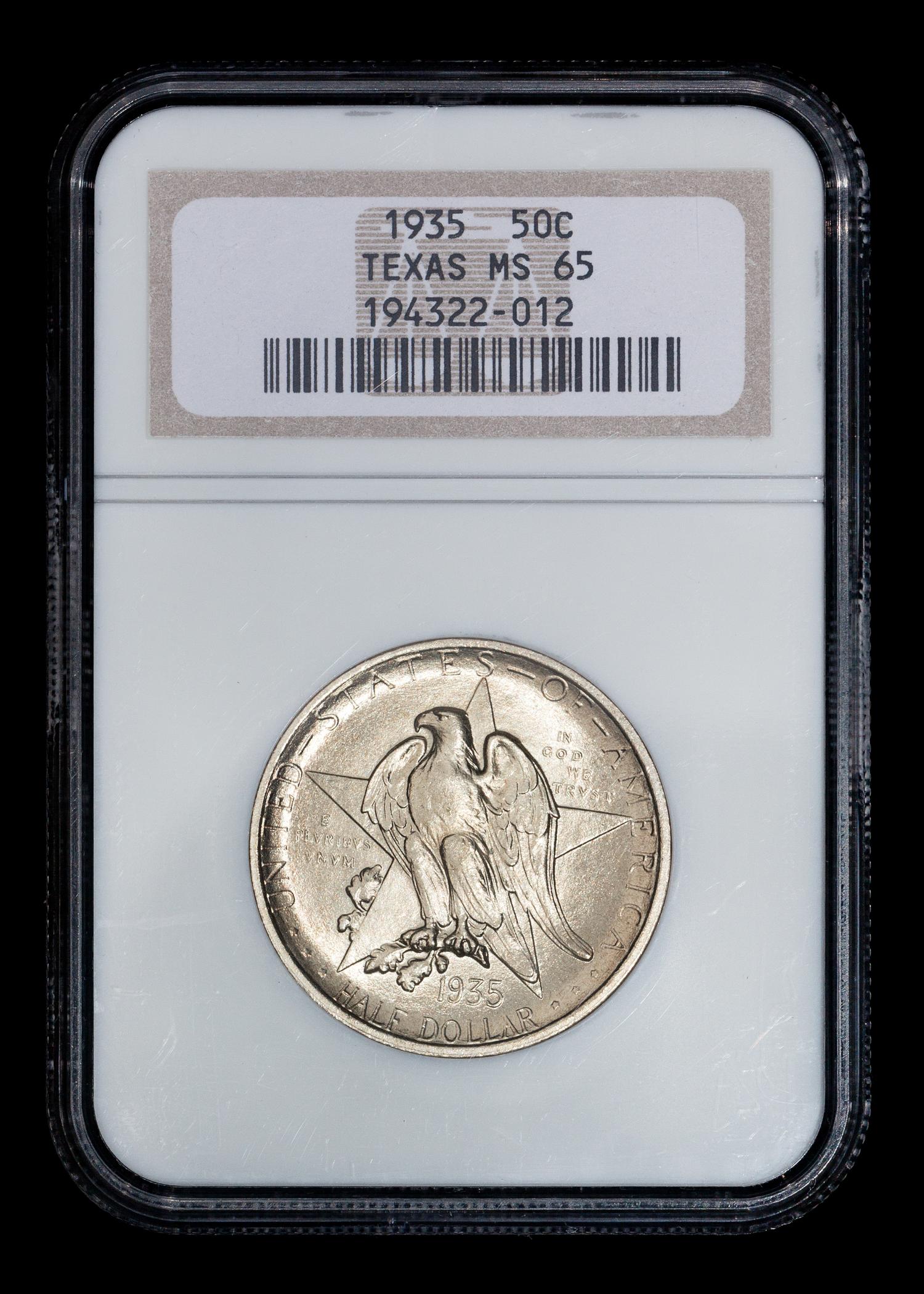 A United States 1935 Texas Commemorative 50c Coin