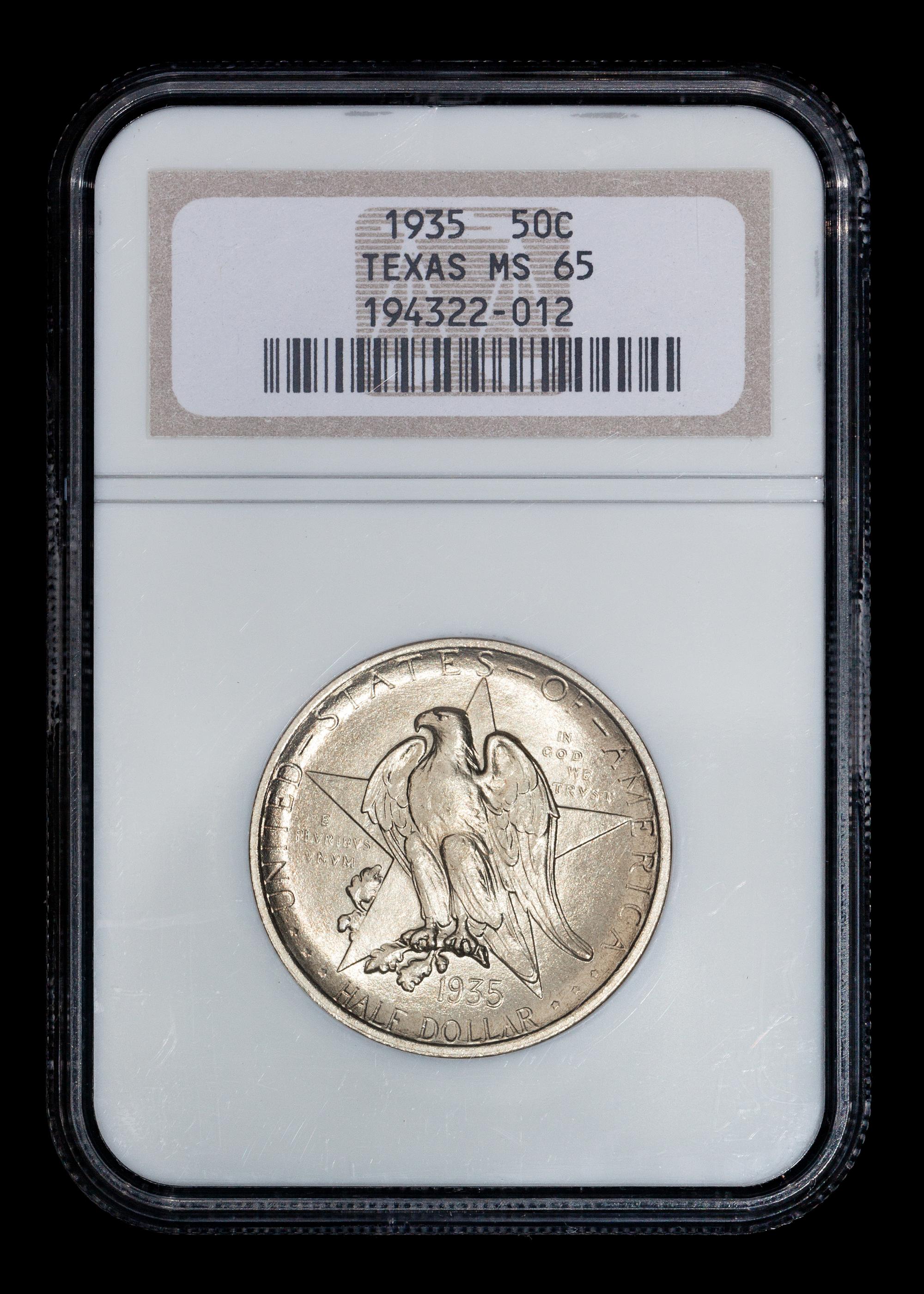 A United States 1935 Texas Commemorative 50c Coin