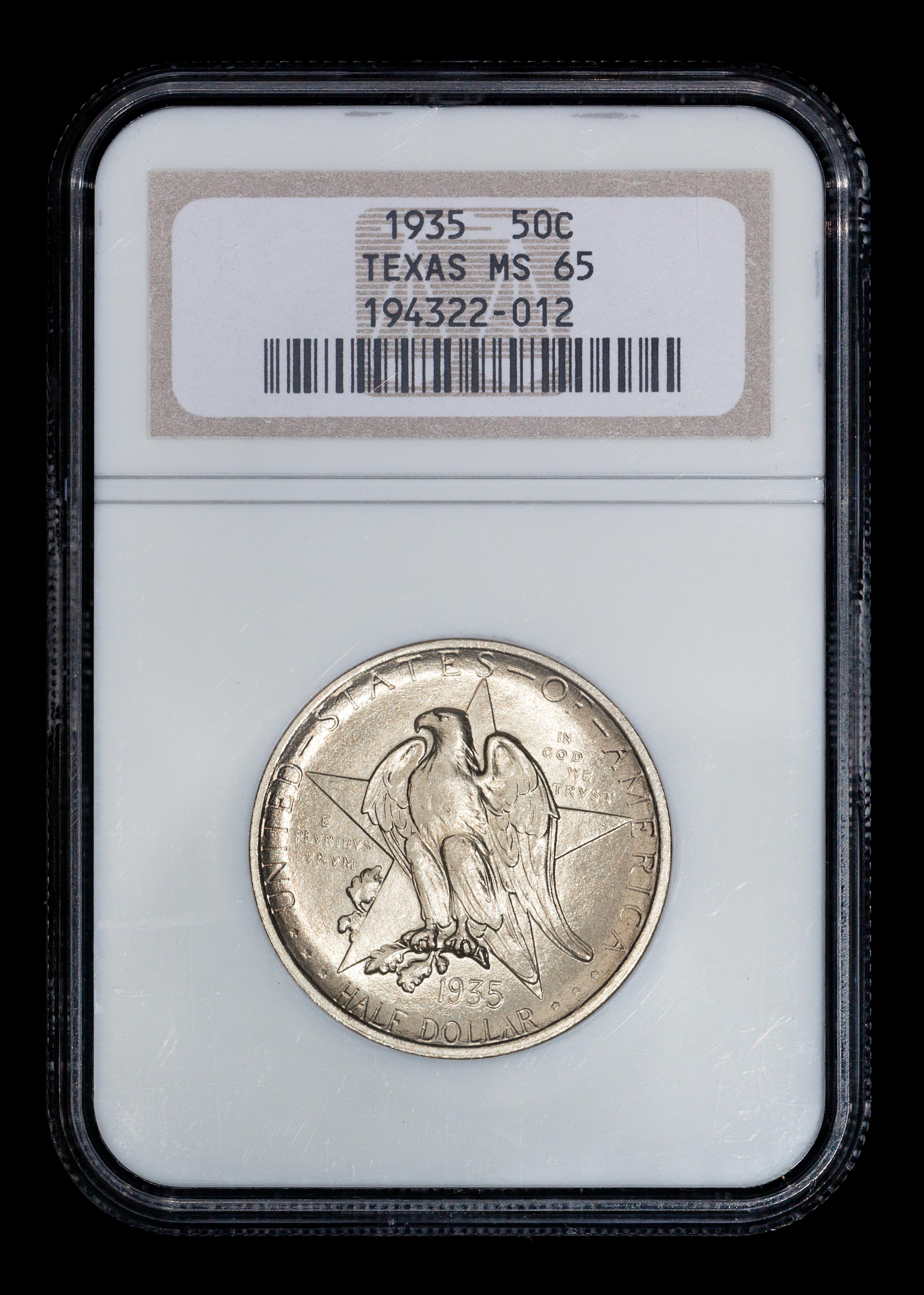 A United States 1935 Texas Commemorative 50c Coin
