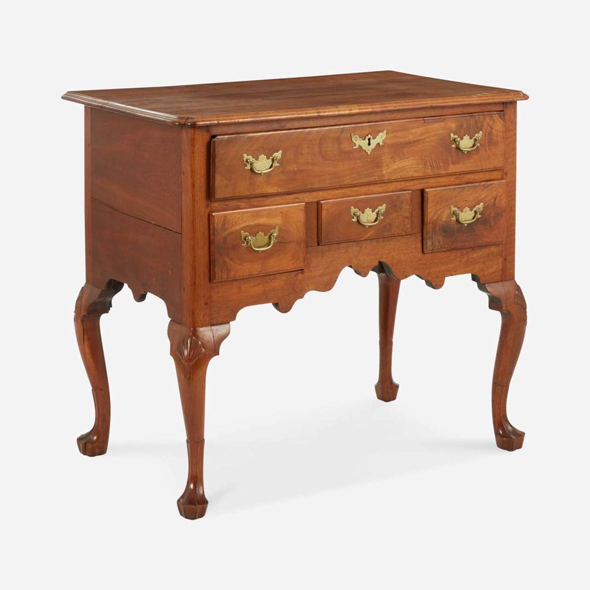 A Queen Anne carved walnut dressing table Philadelphia, PA, circa 1760