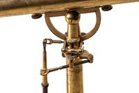 An English Lacquered Brass 3-Inch Table Telescope