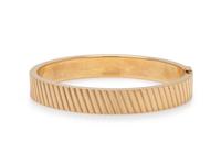 YELLOW GOLD BANGLE BRACELET