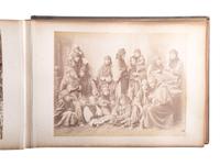 [EARLY PHOTOGRAPHY]. Album containing photographs of Egypt, Italy, and Brussels, incl. images by Félix BONFILS and Hippolyte ARNOUX.
