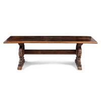 An Italian Renaissance Style Walnut Trestle Table
